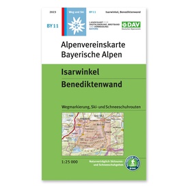 Wandelkaart BY11 Alpenvereinskarte Isarwinkel - Benediktenwand | Alpenverein