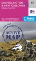 Wandelkaart - Topografische kaart 77 Landranger Active Dalmellington / New Galloway | Ordnance Survey