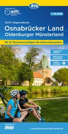 Fietsknooppuntenkaart ADFC Radwanderkarte Osnabrücker Land | BVA BikeMedia