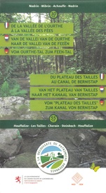 Wandelkaart 168 Van de Vallei van de Ourthe naar de Vallei van de Feeën + Van het plateau van Tailles naar het kanaal van Bernistap. | NGI - Nationaal Geografisch Instituut