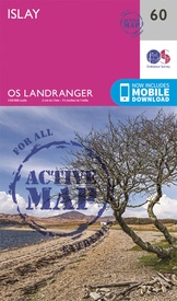 Wandelkaart - Topografische kaart 60 Landranger Active Islay | Ordnance Survey