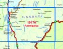 Wandelkaart - Topografische kaart 10176 Norge Serien Rasttigaisa | Nordeca