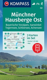 Wandelkaart - Fietskaart 797 Münchner Hausberge Ost | Kompass