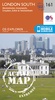 Wandelkaart - Topografische kaart 161 OS Explorer Map | Active London South / Westminster / Greenwich | Ordnance Survey