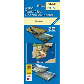 Topografische kaart 974-II Henares | CNIG - Instituto Geográfico Nacional