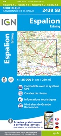  2438 SB - Serie Bleue Espalion / Estaing | IGN - Institut Géographique National1