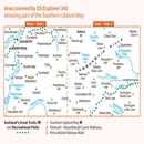 Wandelkaart - Topografische kaart 345 OS Explorer Map Lammermuir Hills | Ordnance Survey