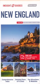 Wegenkaart - landkaart Travel Map New England | Insight Guides