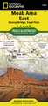 Wandelkaart 507 Topographic Map Guide Moab Oost - Dewey Bridge, Sand Flats /UT | National Geographic