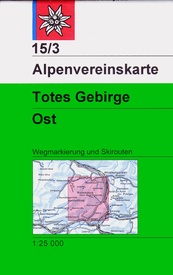 Wandelkaart 15/3 Alpenvereinskarte Totes Gebirge - Ost | Alpenverein