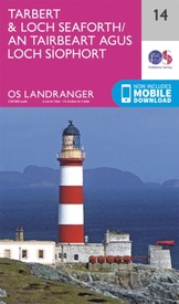 Wandelkaart - Topografische kaart 014 Landranger Tarbert & Loch Seaforth | Ordnance Survey