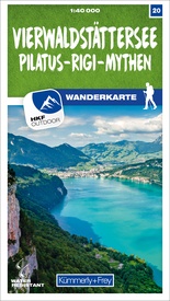 Wandelkaart 20 Vierwaldstättersee | Kümmerly & Frey