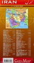 Wegenkaart - landkaart Iran geographic | Gizi Map