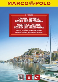Wegenatlas Slowenië, Kroatië, Bosnië & Hercegovina | A4 | Ringband | Marco Polo