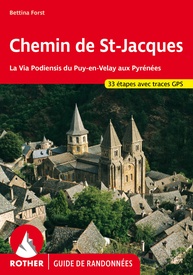 Pelgrimsroute Chemin de St-Jacques (Franstalig) | Rother Bergverlag