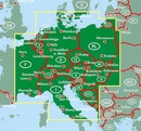 Wegenatlas Compact Centraal Europa | Freytag & Berndt
