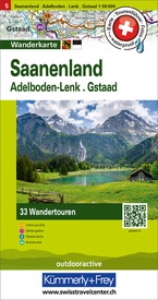 Wandelkaart 5 Saanenland / Adelboden-Lenk | Hallwag