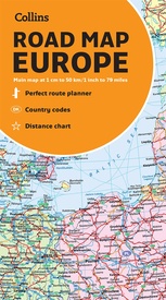 Wegenkaart - landkaart Europe road map | Collins