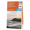 Wandelkaart - Topografische kaart 198 OS Explorer Map Cardigan, New Quay | Ordnance Survey