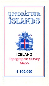 Wandelkaart - Topografische kaart 25 Atlaskort Hnappadalur | Ferdakort