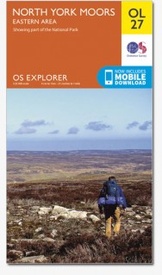 Wandelkaart - Topografische kaart OL27 OS Explorer Map North York Moors Eastern area | Ordnance Survey