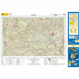 Topografische kaart 1043-I Ugíjar | CNIG - Instituto Geográfico Nacional1