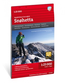 Wandelkaart Hoyfjellskart Dovrefjell: Snøhetta | Noorwegen | Calazo