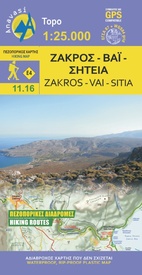 Wandelkaart 11.16 Zakros - Vai - Kreta | Anavasi