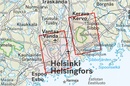 Wandelkaart Stikart Helsingin ympäristö: Keskuspuisto & Sipoonkorpi | Finland | Calazo