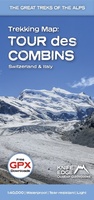 Tour des Combins trekking map