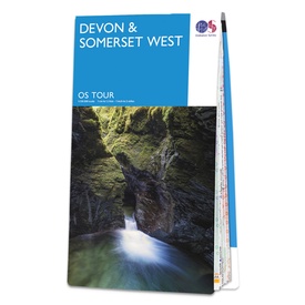 Fietskaart 5 Tour Map Devon & Somerset West | Ordnance Survey