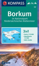 Wandelkaart 727 Borkum | Kompass