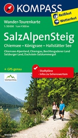 Wandelkaart 2507 Tourenkarte SalzAlpenSteig | Kompass