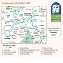 Wandelkaart - Topografische kaart 205 OS Explorer Map Stratford-upon-Avon, Evesham | Ordnance Survey