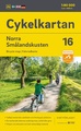 Fietskaart 16 Cykelkartan Norra Smålandskusten - Smaland noord | Norstedts