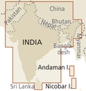 Wegenkaart - landkaart India Sri Lanka Nepal, Indien - Subcontinent | Reise Know-How Verlag