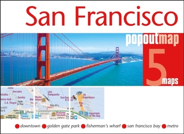 Stadsplattegrond Popout Map San Francisco | Compass Maps