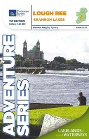 Wandelkaart Adventure Series Lough Ree | Ordnance Survey Ireland