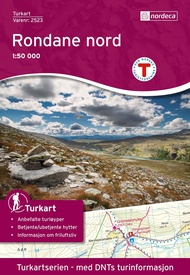 Wandelkaart 2523 Turkart Rondane Nord | Nordeca