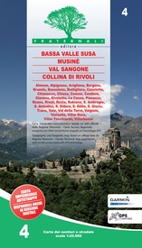 Wandelkaart 04 Bassa Valle Susa, Musinè, Val Sangone, Collina di Rivoli | Fraternali Editore