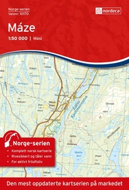 Wandelkaart - Topografische kaart 10170 Norge Serien Maze | Nordeca