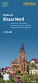 Fietskaart ELS01 Bikeline Radkarte Elsass Nord - Elzas Noord | Esterbauer