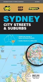 Stadsplattegrond 262 Sydney City Streets & Suburbs | UBD Gregory's