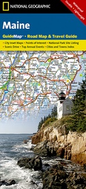 Wegenkaart - landkaart State Guide Map Maine | National Geographic