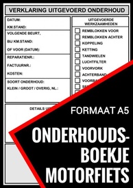 Reisgids Onderhoudsboekje Motorfiets - Universeel Reparatie Boek | Brave New Books