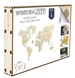 Wereldkaart van hout - Legpuzzel Wooden World Map Large | Wooden City