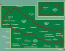 Wegenkaart - landkaart Nepal - Bhutan | Freytag & Berndt