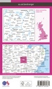 Wandelkaart - Topografische kaart 153 Landranger Active Bedford / Huntingdon | Ordnance Survey Wandelkaart - Topografische kaart 153 Landranger Bedford & Huntingdon, St Neots & Biggleswade | Ordnance Survey