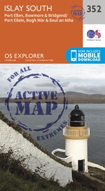 Wandelkaart - Topografische kaart 352 OS Explorer Map | Active Islay South | Ordnance Survey