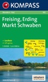 Wandelkaart 183 Freising - Erding - Markt Schwaben | Kompass